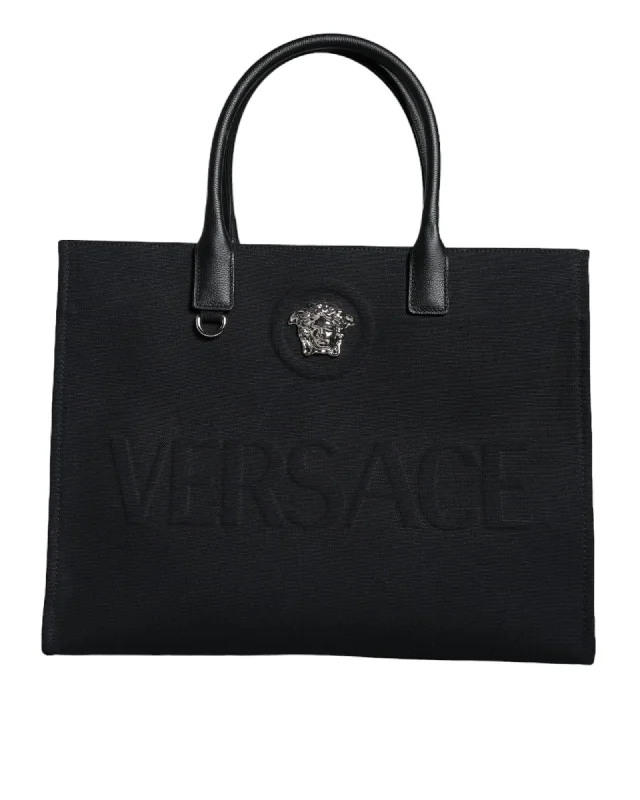 Versace  Medusa Tote Bag Black Exclusive Bag Deals – Perfect For Any Occasion