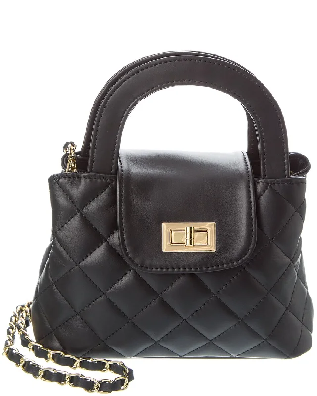 Italian Leather Top Handle Bag Grab Stylish Bags Before They're Gone