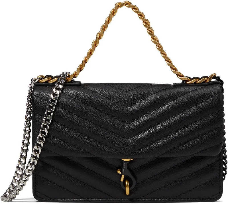 Rebecca Minkoff Women's Edie Mini Crosbody on a Chain, Black Affordable Elegance, Grab Yours Now Rebecca Minkoff Women's Edie Mini Crosbody on a Chain, Black Affordable Elegance, Grab Yours Now