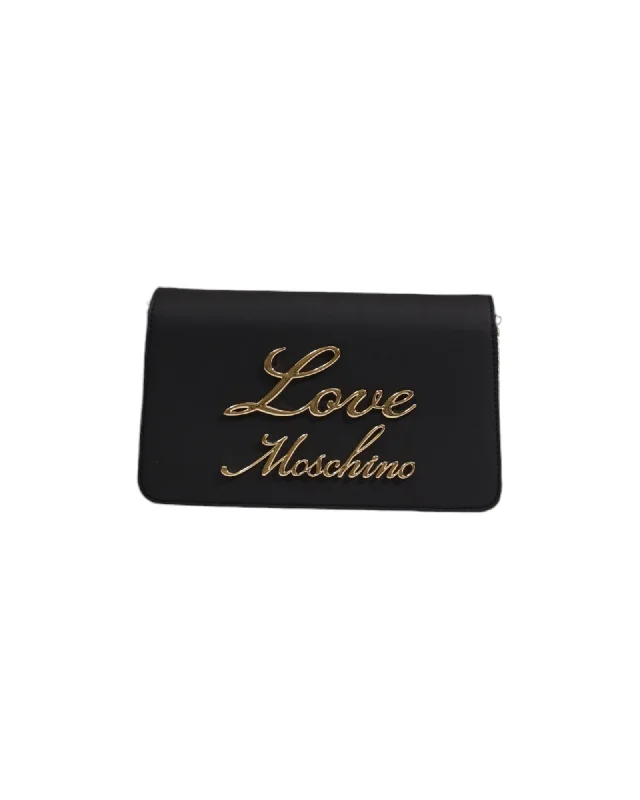Love Moschino  Chain Bag Black Stylish Bags At Unbeatable Prices – Shop Now