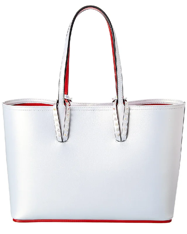 Christian Louboutin Cabata Small Leather Tote Trendy Purses, Limited Offer