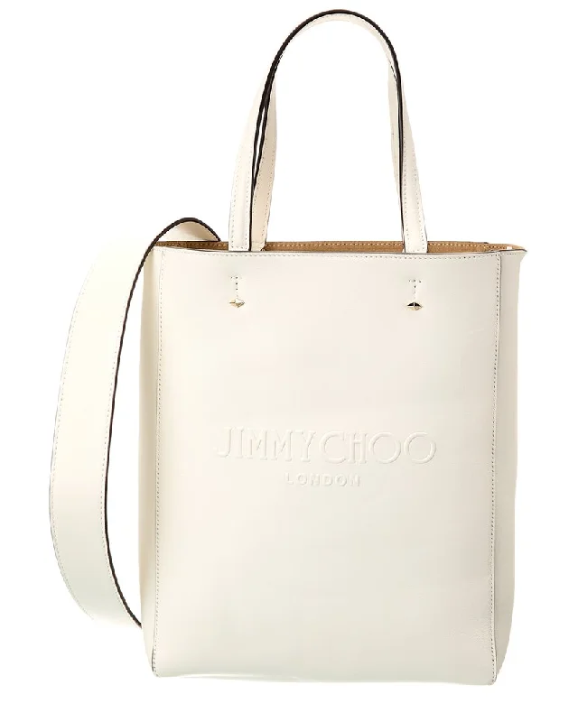 Jimmy Choo Lenny N/S Small Leather Tote Iconic Fashion Bags At Unbeatable Savings