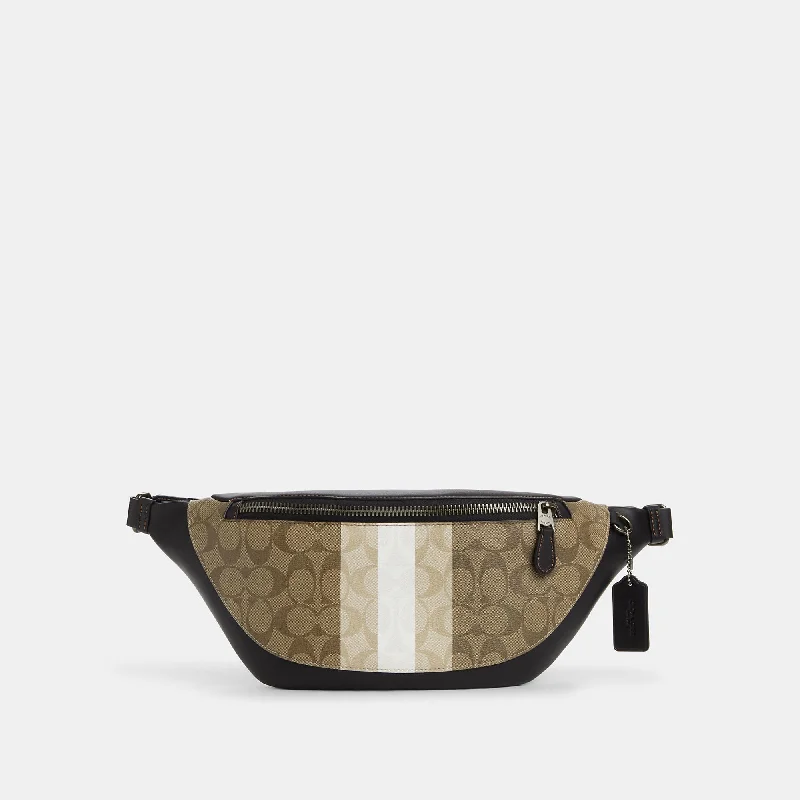 Coach Outlet Warren Belt Bag In Blocked Signature Canvas With Varsity Stripe Statement Bags, Shop Today Coach Outlet Warren Belt Bag In Blocked Signature Canvas With Varsity Stripe Statement Bags, Shop Today