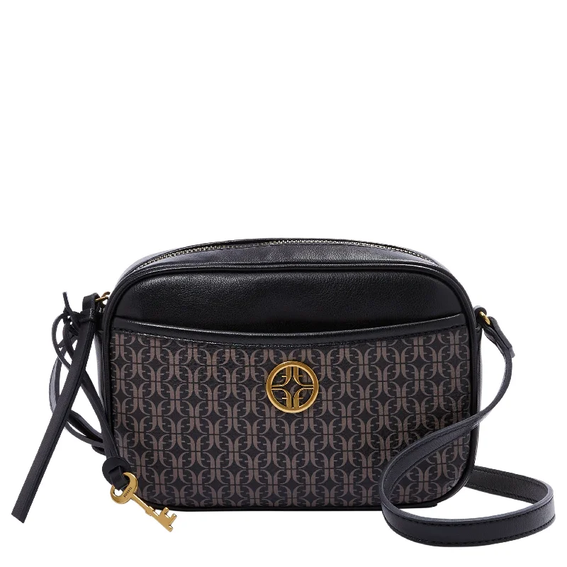 Fossil Women's Brennon PVC Camera Bag Fashionable Handbags At Must-Have Prices