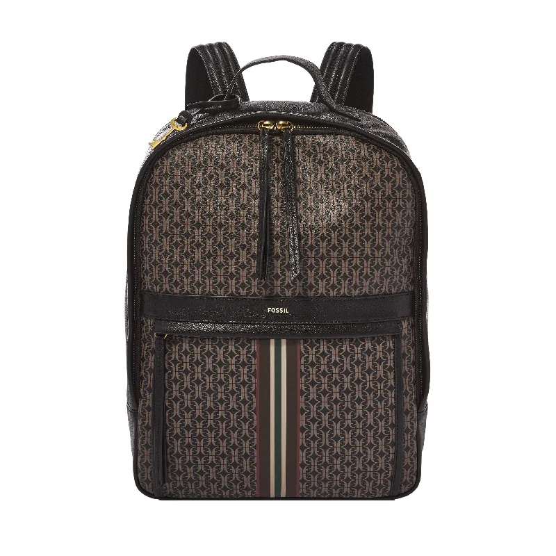 Fossil Women's Sherri Printed PVC Backpack Exclusive Discounts On Stylish Handbags