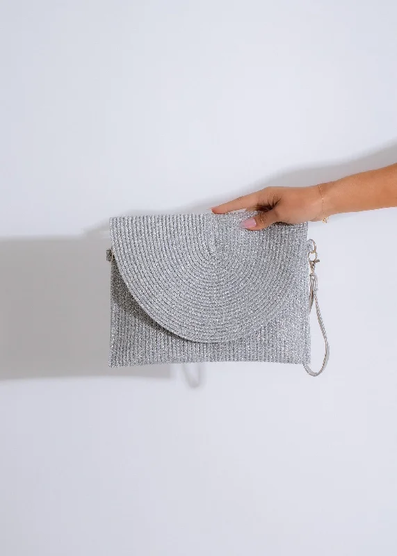 Glam Sparkle Glitter Handbag Silver Shoulder Bags, Crossbody Bags, And More On Sale
