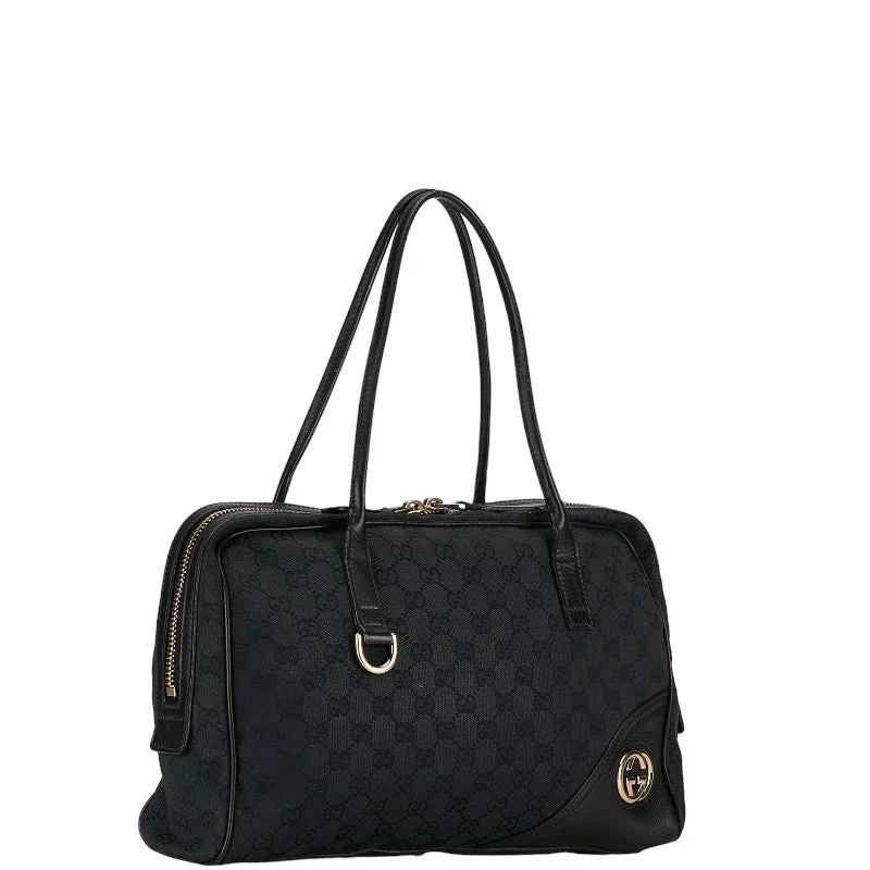 Gucci GG Canvas Interlocking G Handbag 169971 Black Canvas Leather Gucci Affordable Luxury – Exclusive Savings On Premium Bags Gucci GG Canvas Interlocking G Handbag 169971 Black Canvas Leather Gucci Affordable Luxury – Exclusive Savings On Premium Bags