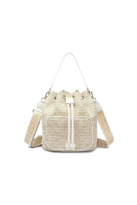 Harmony Straw Bucket Bag Iconic Fashion Bags At Unbeatable Savings