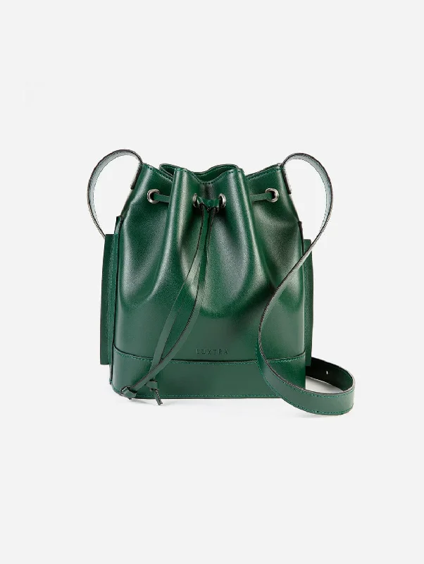 The Daphne Apple Leather Vegan Bucket Bag | Ivy Timeless Bags, Flash Sale