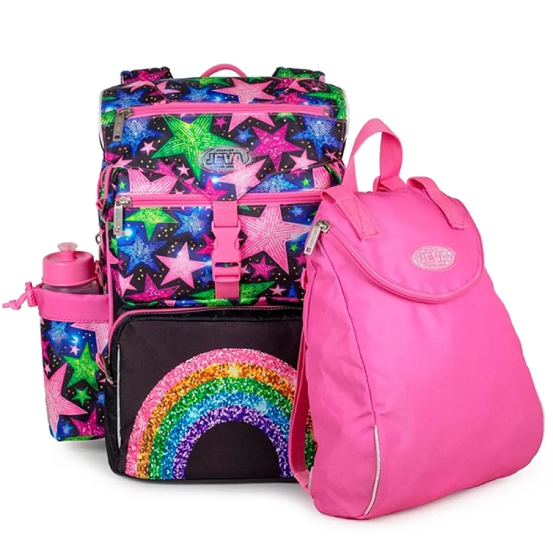 JEVA Beginners Skoletaske Shimmer Rainbow Final Call – Shop Stylish Bags Before They're Gone JEVA Beginners Skoletaske Shimmer Rainbow Final Call – Shop Stylish Bags Before They're Gone