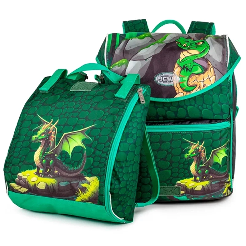 JEVA Intermediate Skoletaske Dragon Draco Trendy And Classic Bags Now At Unbeatable Discounts JEVA Intermediate Skoletaske Dragon Draco Trendy And Classic Bags Now At Unbeatable Discounts