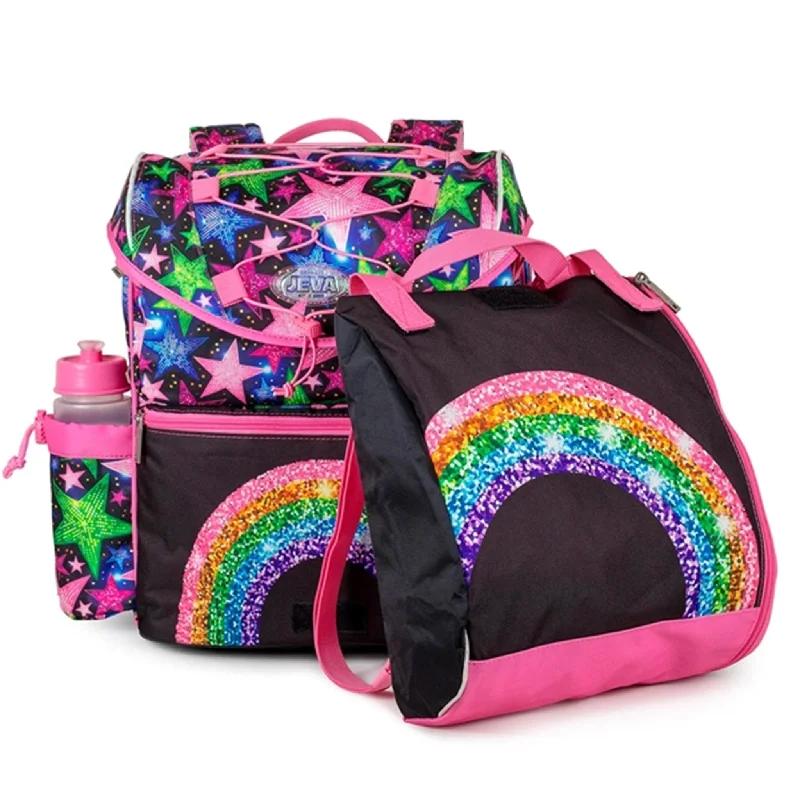 JEVA Intermediate Skoletaske Shimmer Rainbow Everyday Handbags At Wallet-Friendly Prices JEVA Intermediate Skoletaske Shimmer Rainbow Everyday Handbags At Wallet-Friendly Prices
