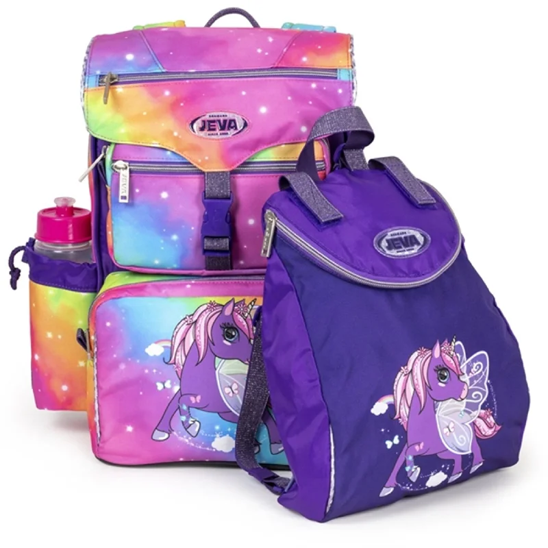 JEVA School Bag Rainbow Alicorn Affordable Elegance, Grab Yours
