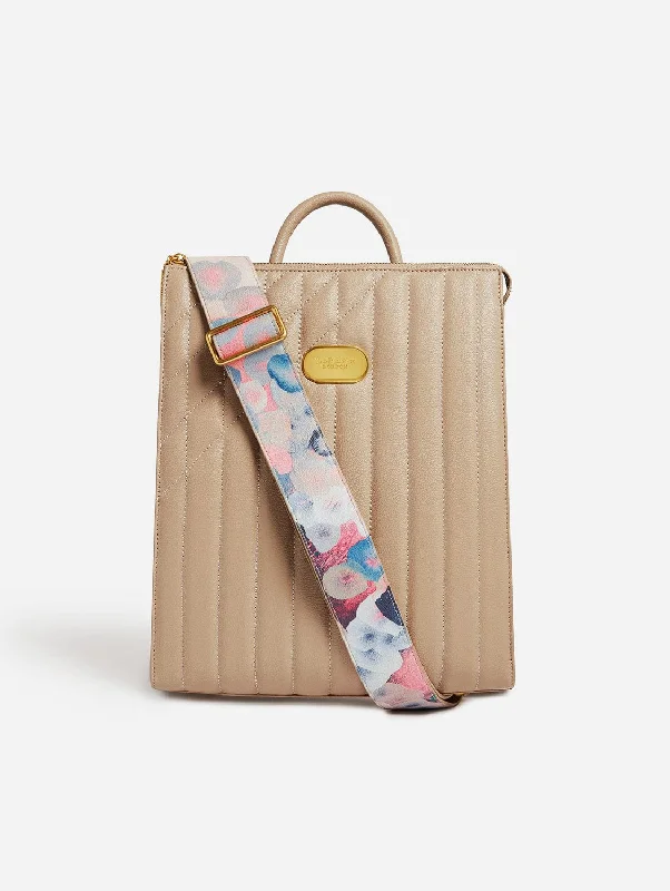 Danai Vegan Leather Backpack | Beige Everyday Elegance At Special Prices