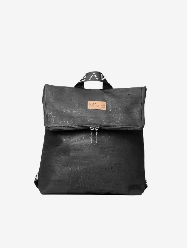 Laptop Cork Vegan Backpack | Black Must-Have Bags At Irresistible Discounts