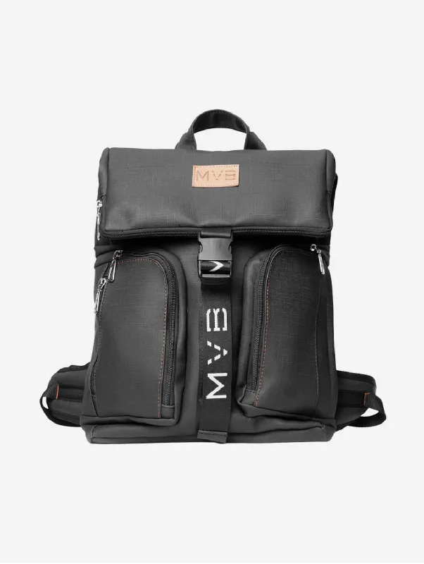 Xclusive Vegan PVC Laptop Backpack | Black Statement Handbags At Unbeatable Discounts