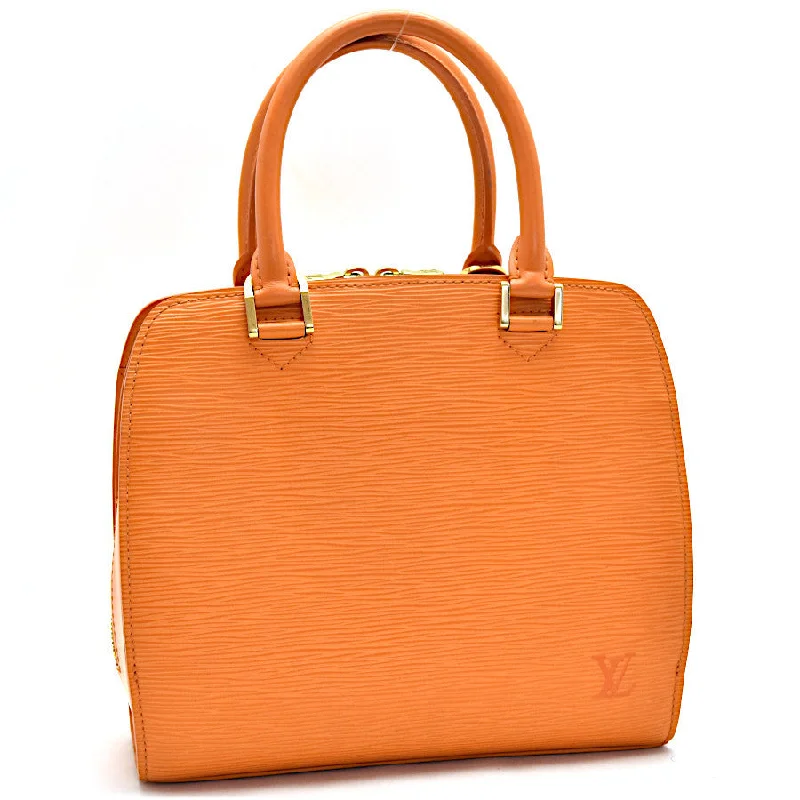 Louis Vuitton Orange Epi Pont Neuf Handbag M5205H Trendy Purses At Exclusive Promotional Rates