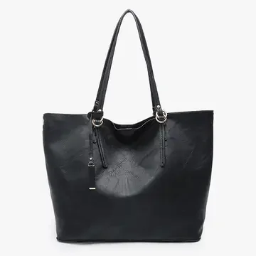 Iris Black Monogram Tote Bag Best Deals On Premium Handbags