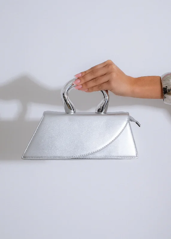 My Decision Handbag Silver Affordable Luxury With Top-Quality Handbags