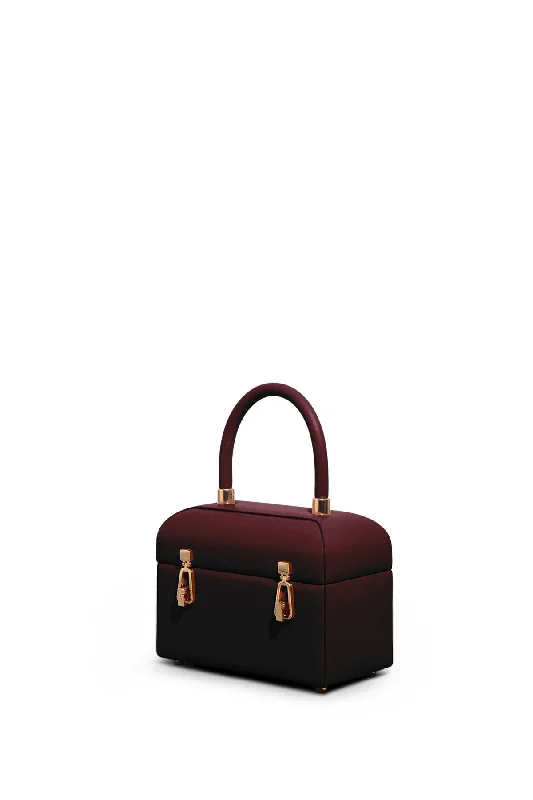 Patsy Bag in Bordeaux Nappa Leather Designer Bags, Low Prices