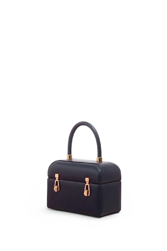 Patsy Bag in Navy Nappa Leather Luxury Handbags, Budget-Friendly