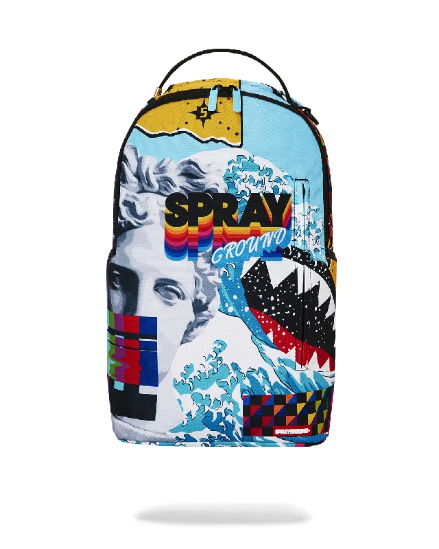 Sprayground Backpack EXHIBIT DLXSR BACKPACK Blue Iconic Fashion Bags At Unbeatable Savings Sprayground Backpack EXHIBIT DLXSR BACKPACK Blue Iconic Fashion Bags At Unbeatable Savings