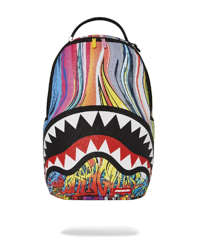 Sprayground Backpack MELT GRAF BACKPACK Orange Fashion Bags With Huge Discounts