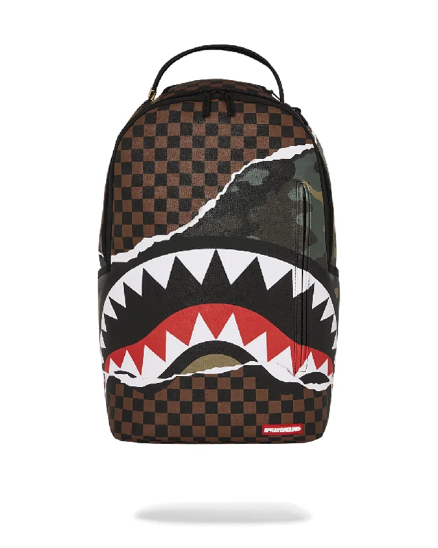 Sprayground Backpack TEAR IT UP CAMO BACKPACK Brown Shoulder Bags, Crossbody Bags, And More On Sale Sprayground Backpack TEAR IT UP CAMO BACKPACK Brown Shoulder Bags, Crossbody Bags, And More On Sale