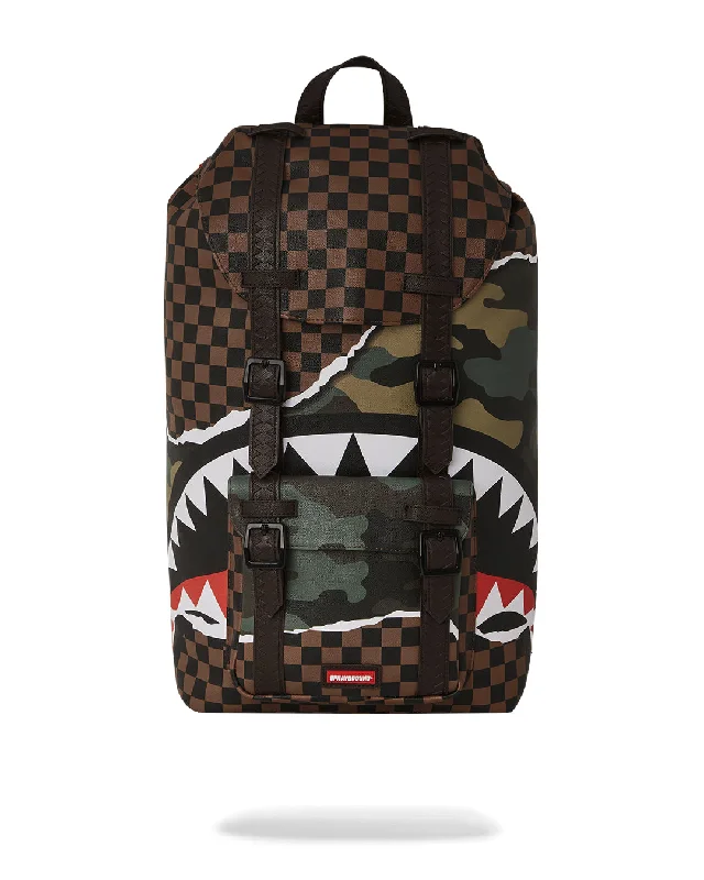 Sprayground Backpack TEAR IT UP CAMO HILLS BACKPACK Brown Statement Bags With Exclusive Savings