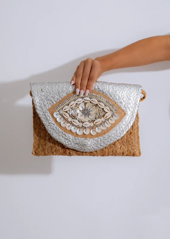 Summer in the Air Handbag Silver Fashion-Forward Bags At Limited-Time Offers