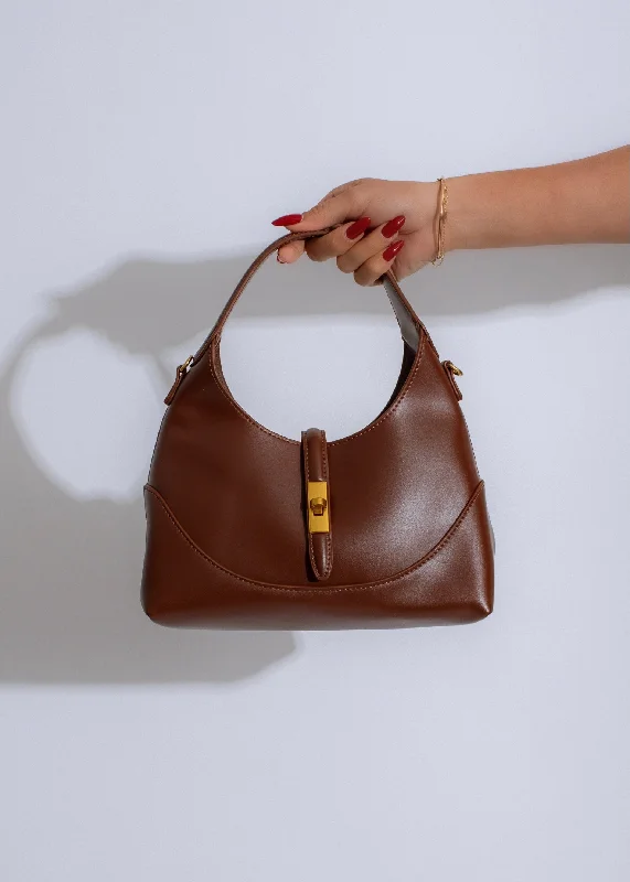 The Luxe Crescent Light Brown Grab Your Favorite Handbags For Less