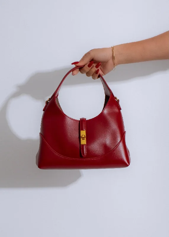 The Luxe Crescent Red Stylish Bags At Unbeatable Prices