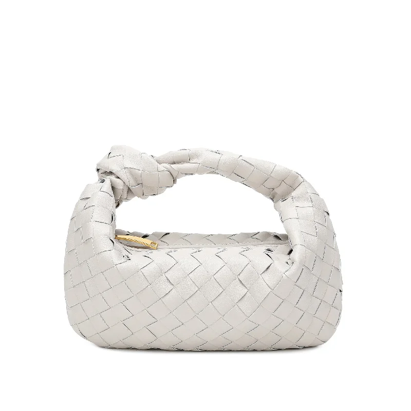 Tiffany & Fred Woven Sheepskin Knot Pouch Bag Trendy Bags, Huge Savings