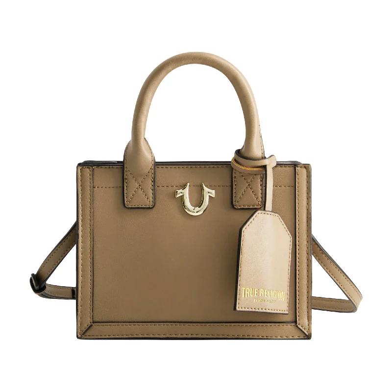 True Religion women's Modern edge mini Tote Premium Bags, Special Prices