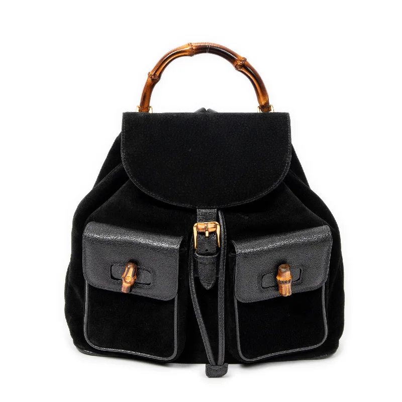 Large Bamboo Backpack Carry Elegance For Less