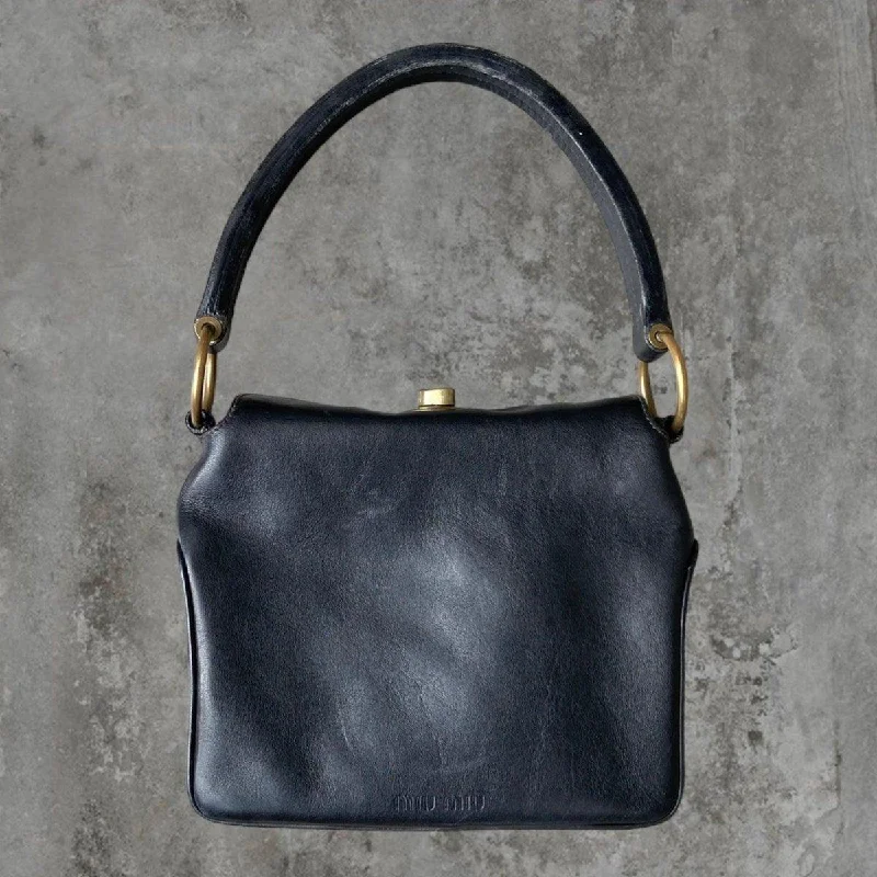 90'S MIU MIU LEATHER AND BRASS SHOULDER BAG Premium Quality Bags At Affordable Prices 90'S MIU MIU LEATHER AND BRASS SHOULDER BAG Premium Quality Bags At Affordable Prices