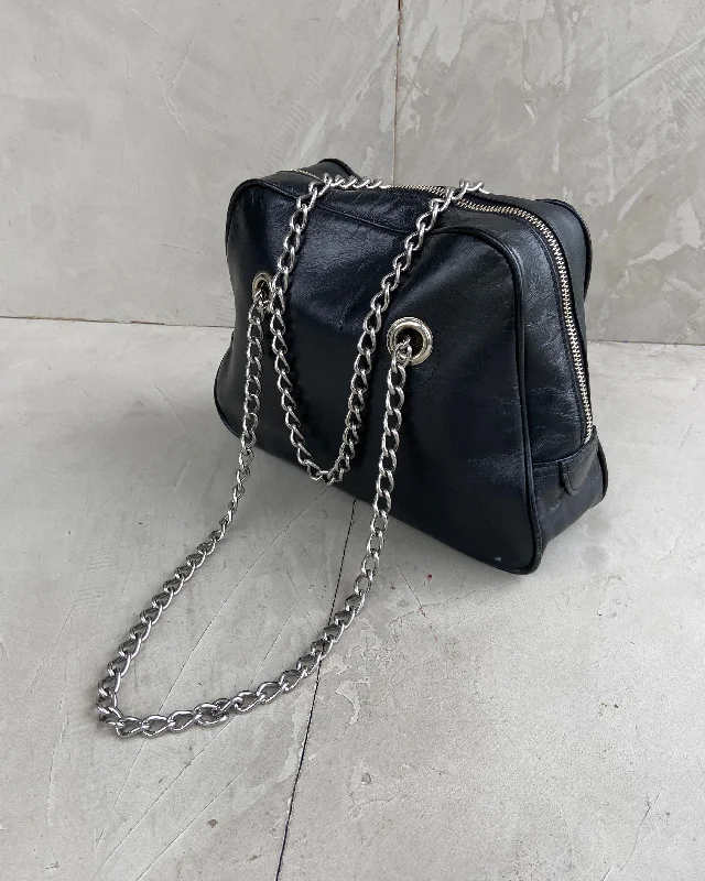 COMME DES GARCONS BLACK LEATHER SHOULDER BAG Everyday Handbags At Wallet-Friendly Rates