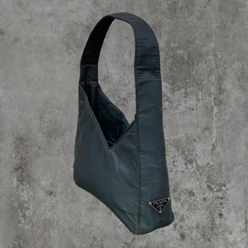 PRADA ASYMMETRIC NYLON TRIANGLE SHOULDER BAG The Perfect Bag Sale For A Seasonal Refresh PRADA ASYMMETRIC NYLON TRIANGLE SHOULDER BAG The Perfect Bag Sale For A Seasonal Refresh