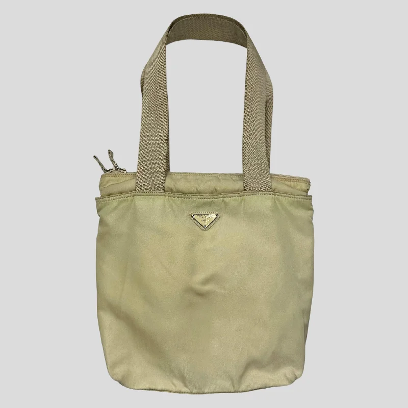 Prada Milano 00’s Nylon Tote Shoulder Bag Timeless Handbags, Flash Sale