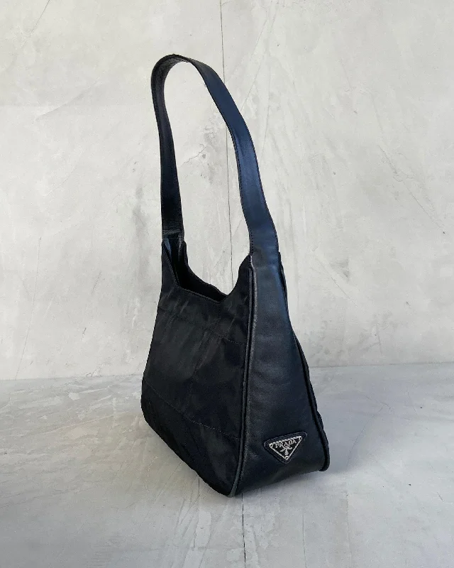 PRADA NYLON & LEATHER SHOULDER BAG Your Perfect Bag At The Perfect Price