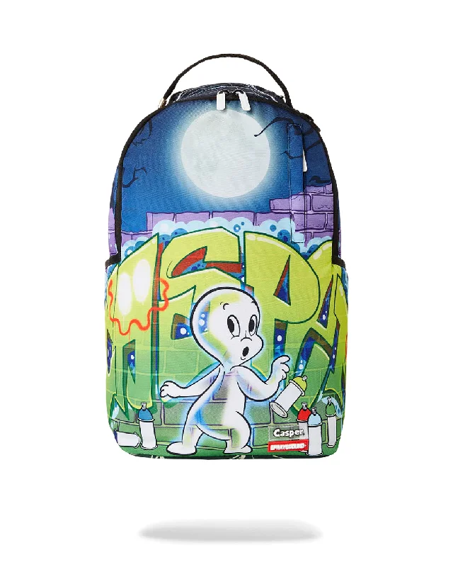 Sprayground Backpack CASPER GRAFFITI BACKPACK White Iconic Handbags At Unbeatable Prices Sprayground Backpack CASPER GRAFFITI BACKPACK White Iconic Handbags At Unbeatable Prices