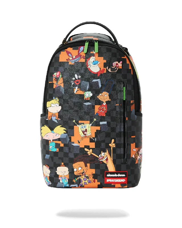 Sprayground Backpack NICKTOONS BUST THROUGH CHECKERS BACKPACK Black Unmissable Deals On Trendy Handbags Sprayground Backpack NICKTOONS BUST THROUGH CHECKERS BACKPACK Black Unmissable Deals On Trendy Handbags