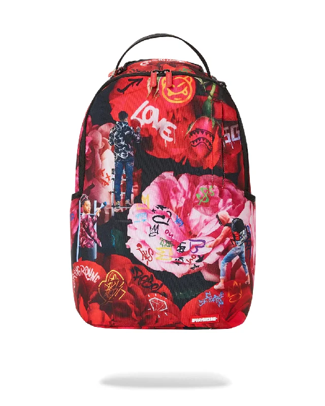 Sprayground Backpack PAINTED ROSES BACKPACK Red Fashion-Forward Bags, Now On Sale