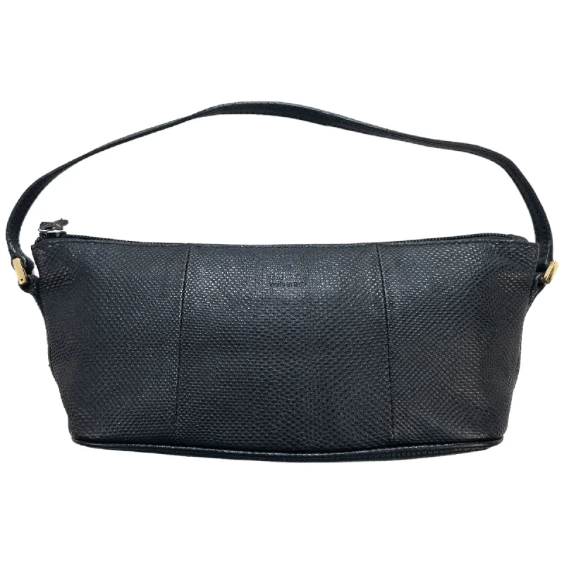 Vintage Gucci Leather Pochette Shoulder Bag High-Fashion Handbags At Reduced Costs
