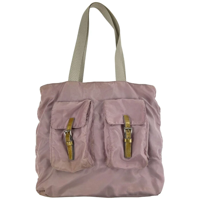 Vintage Prada Pocket Nylon Shoulder Bag Chic Crossbody Bags, Limited Offers