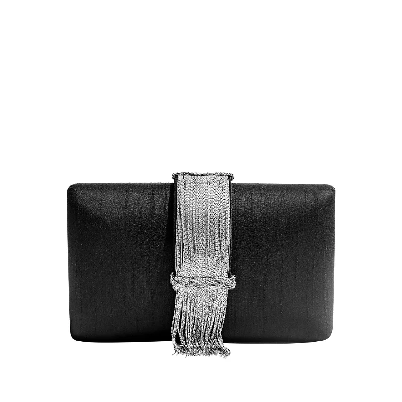 Midnight Fringe Clutch Handbag Deals You'll Love