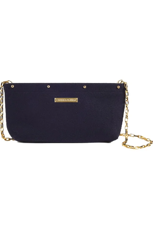 Navy Wool Clutch Cover Best Handbag Sale Of The Season