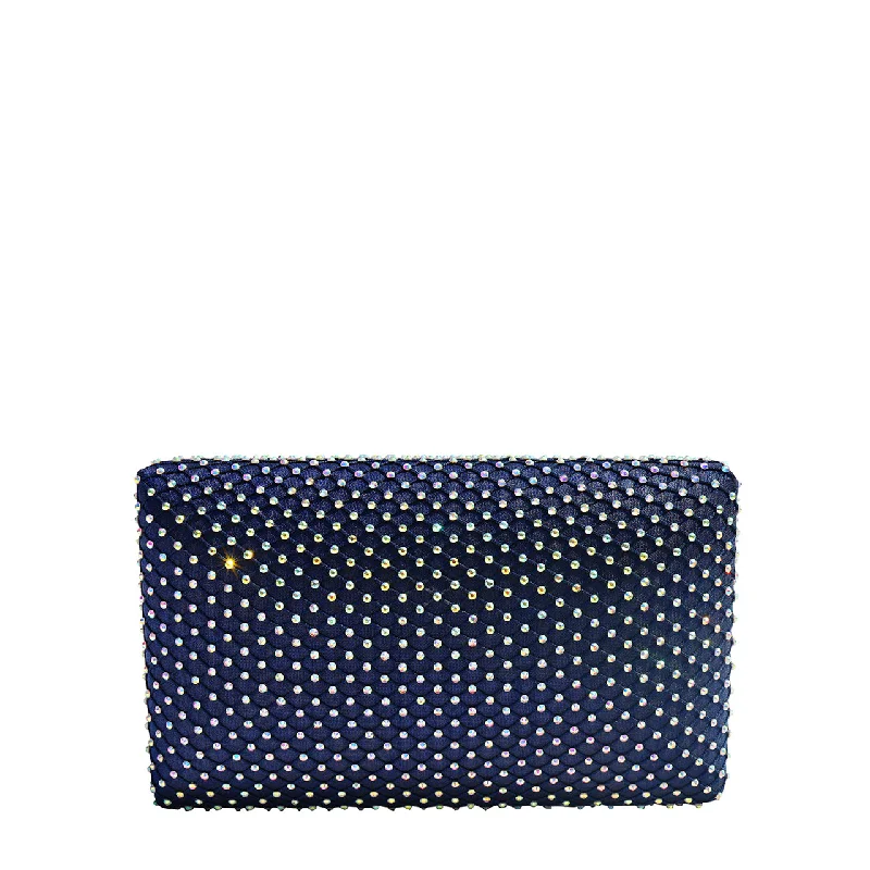 Galaxy Fishnet Crystal Clutch Stylish And Functional Bags Now At Reduced Rates