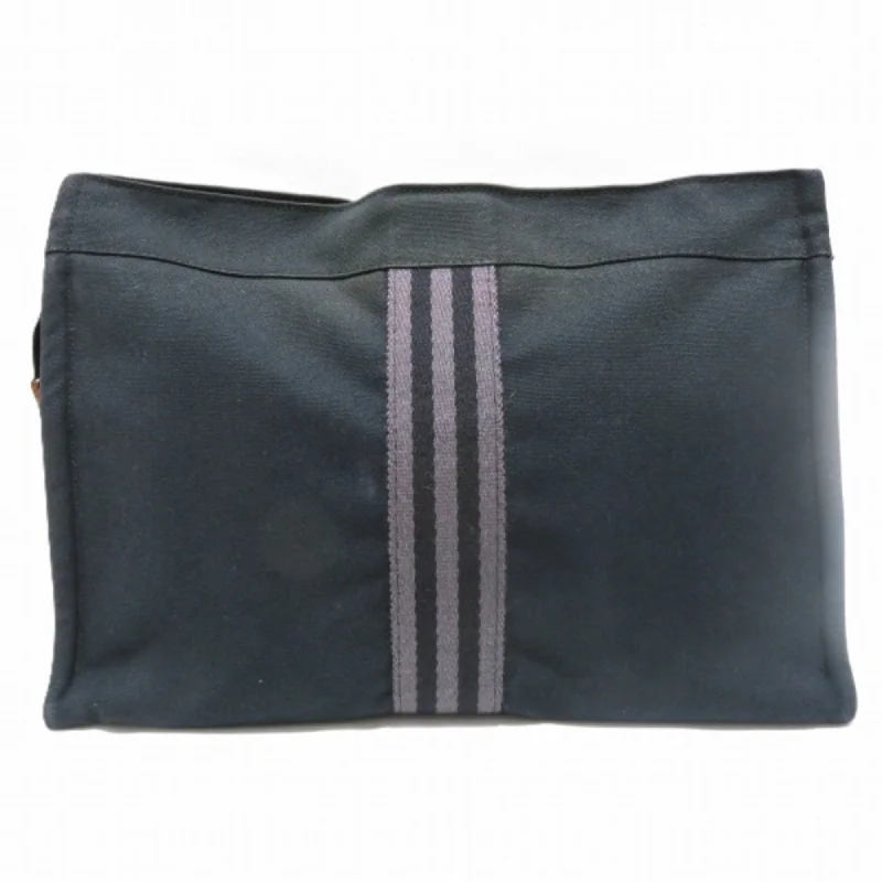 Hermès Pochette  Canvas Clutch Bag (Pre-Owned) Elegant Purses At Clearance Prices
