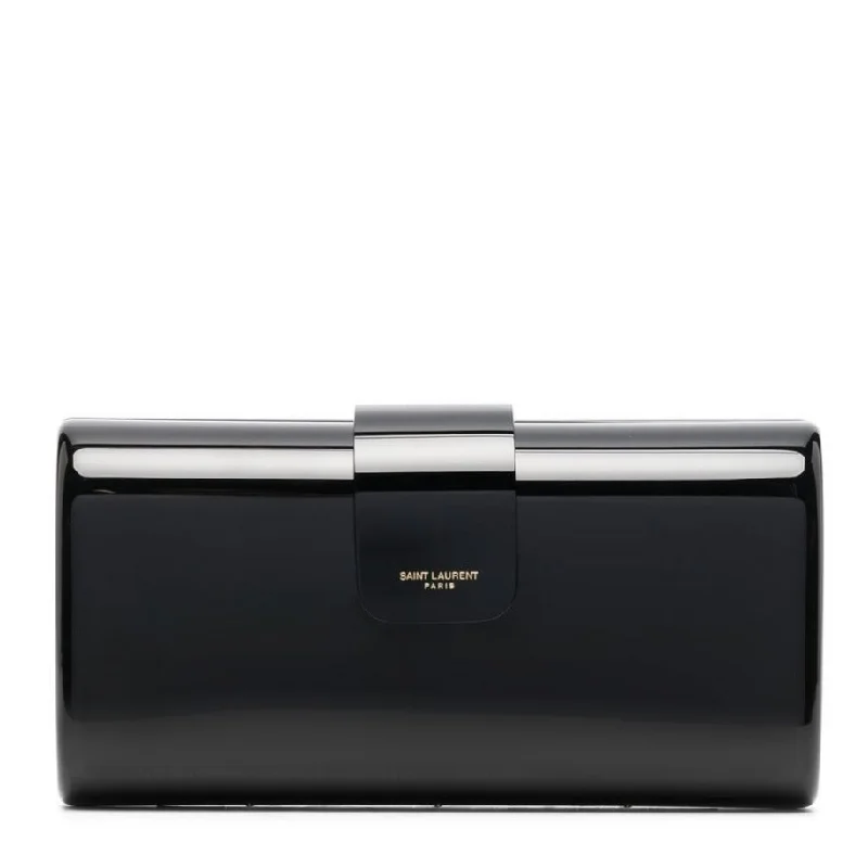 Logo Black Clutch Bag Premium Handbags At Budget-Friendly Prices
